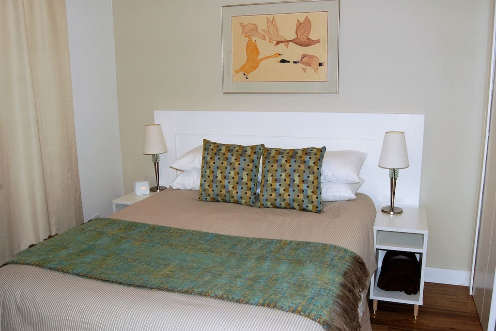Bedroom with view of the Lake