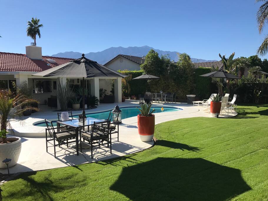 Back Yard with Pool and Spa