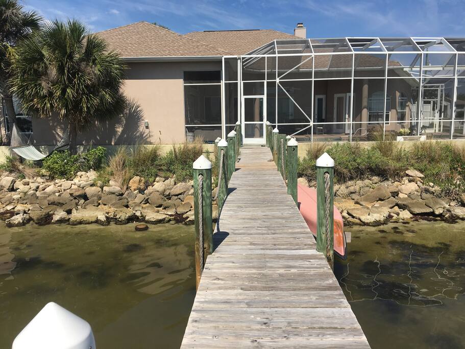 Dock on Banana River
