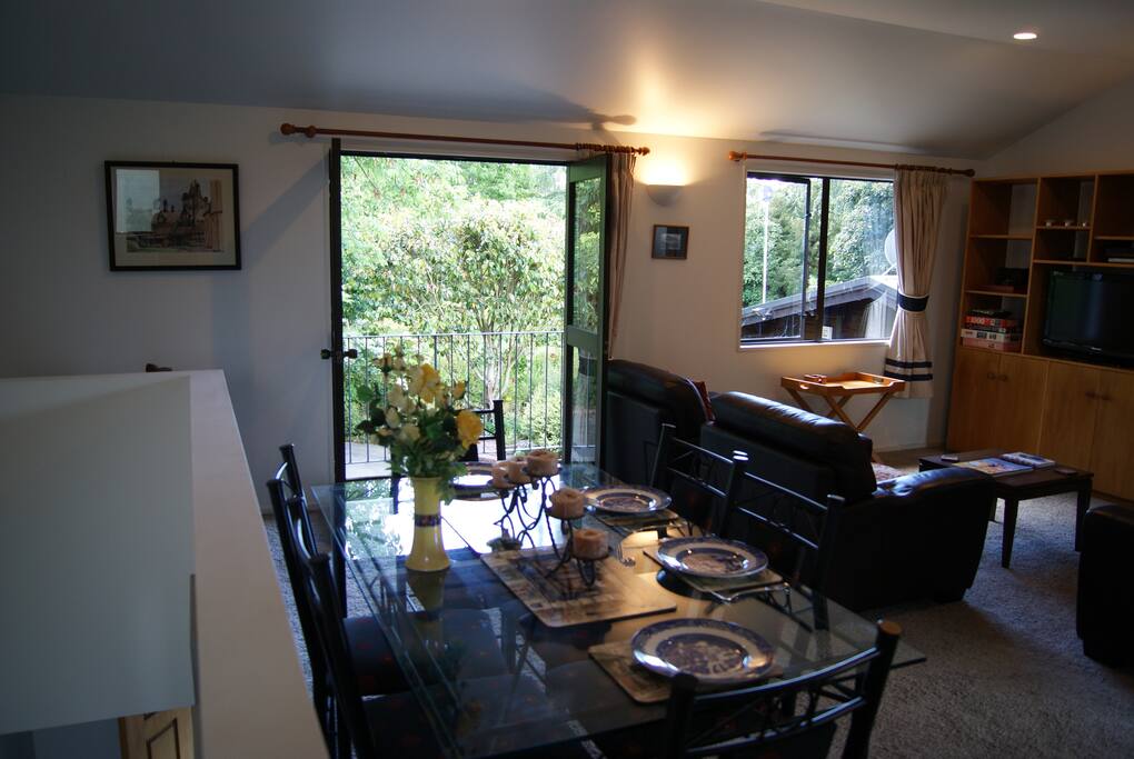 Dining with opening Balcony.