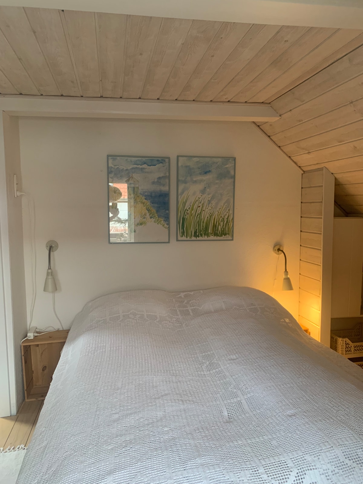 Slaapkamer 1, met een bed van 140.