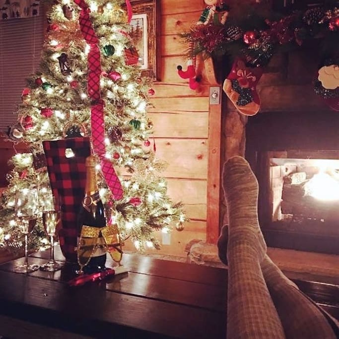 Christmas at the cabin