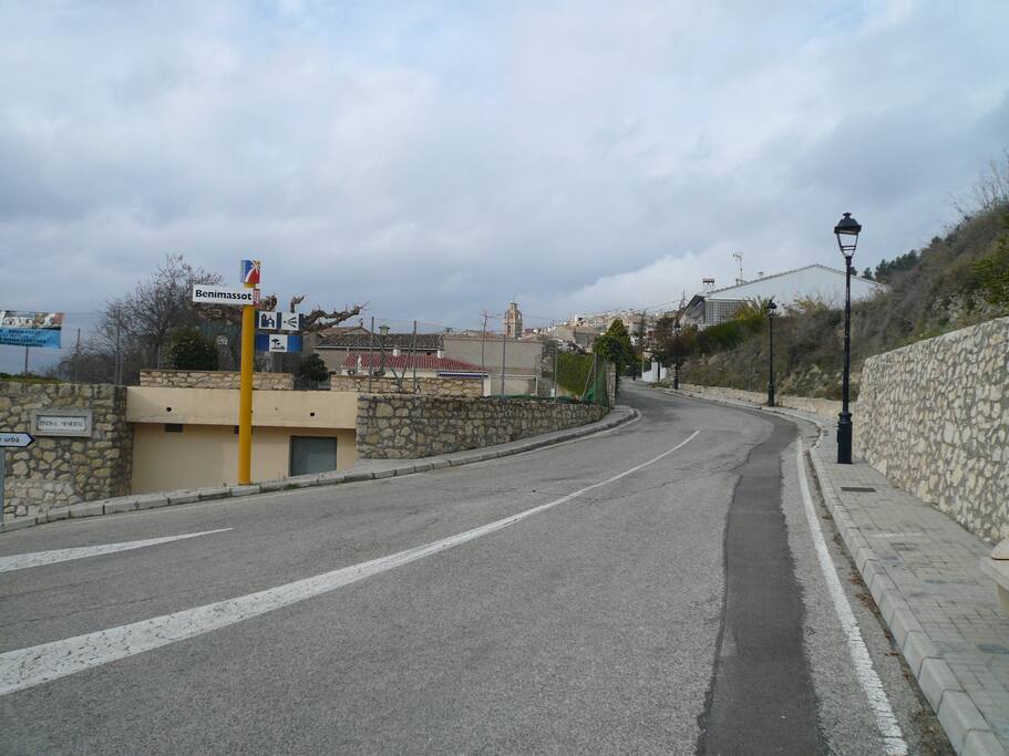 Entrada al pueblo