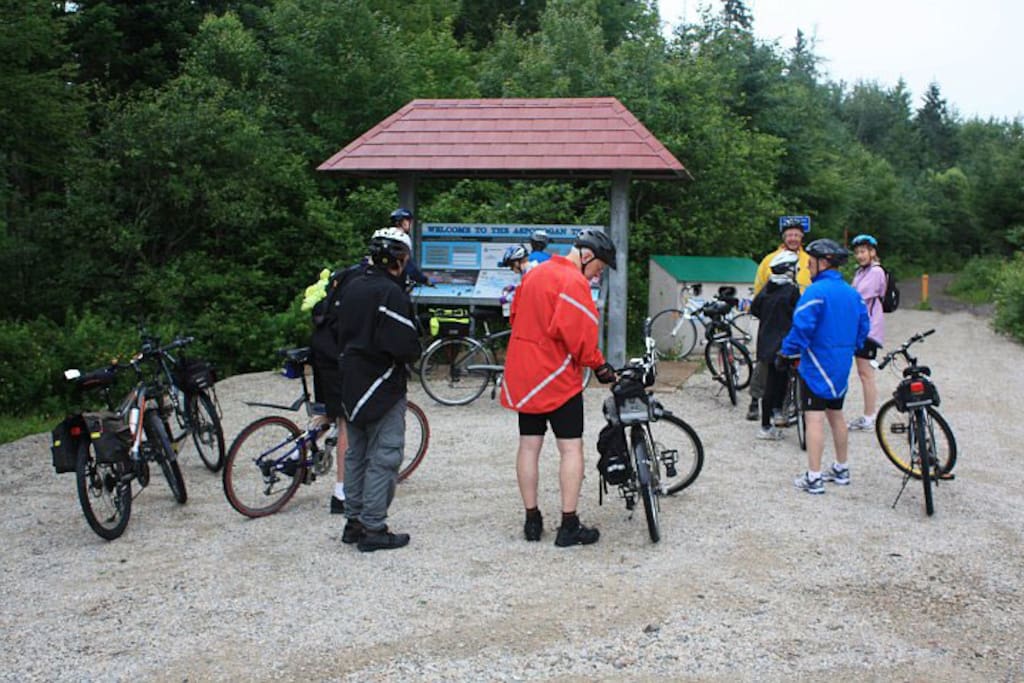 Cycling trails close by.