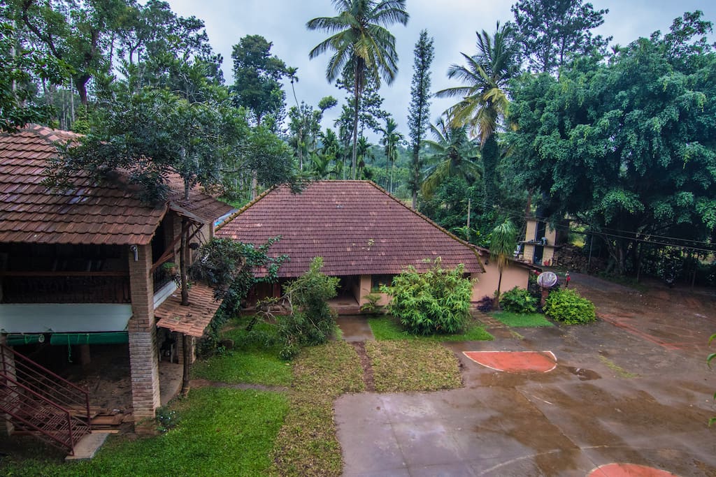 A traditional homestay in Coorg