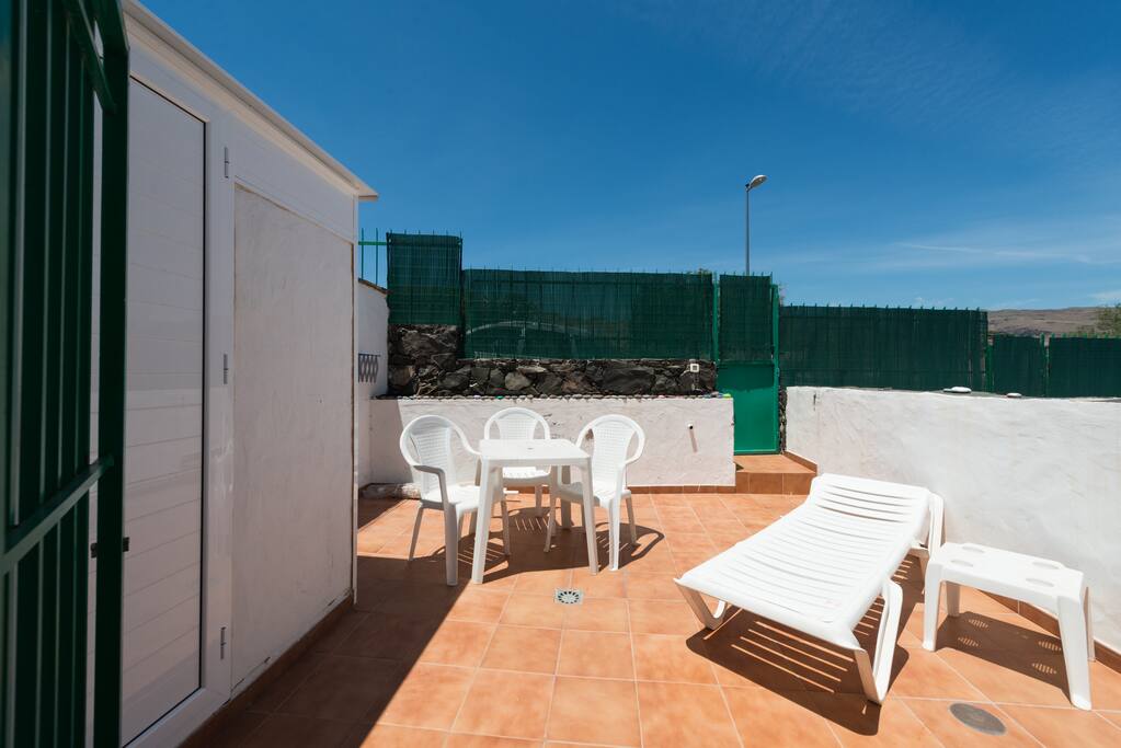 Terraza trasera/solarium