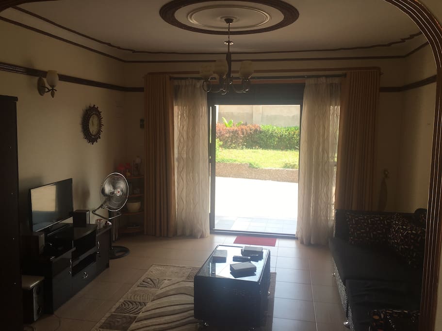 Living room room with satellite DSTV