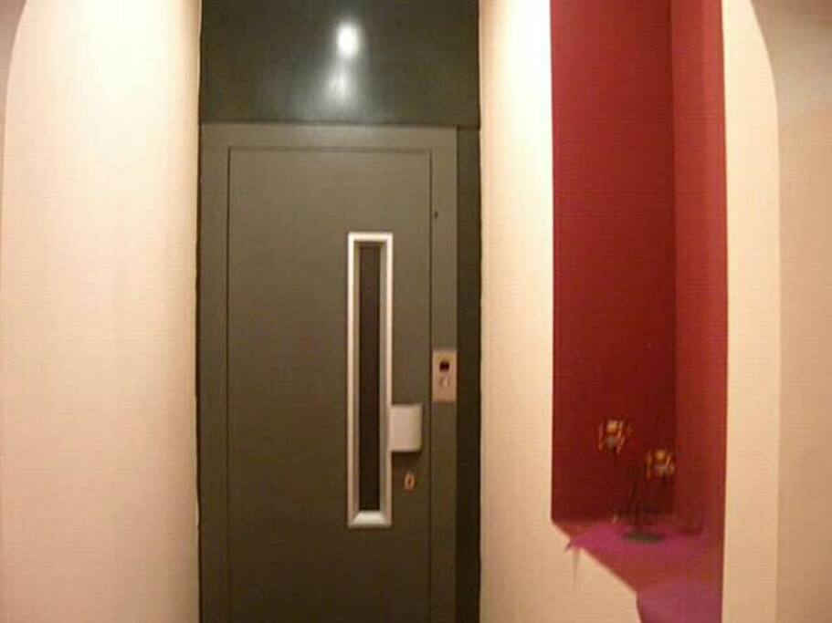 You enter in the apartment with private elevator