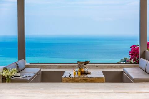 Luxury SeaView Villa Double Infinity Pool 20person