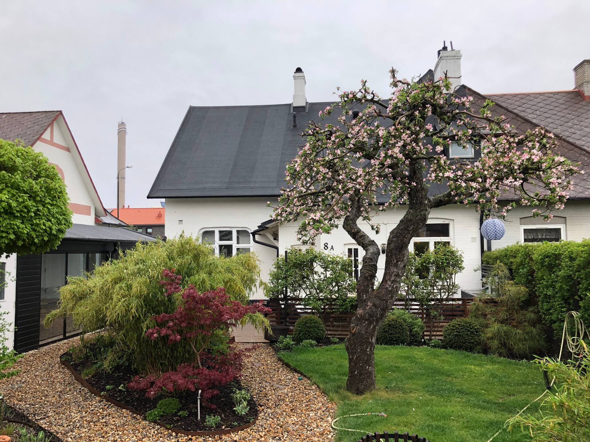 cozy house built in 1901 in old Limhamn by the sea.