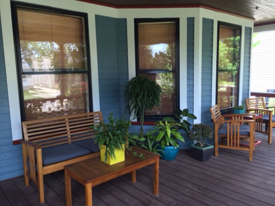 Cozy front porch