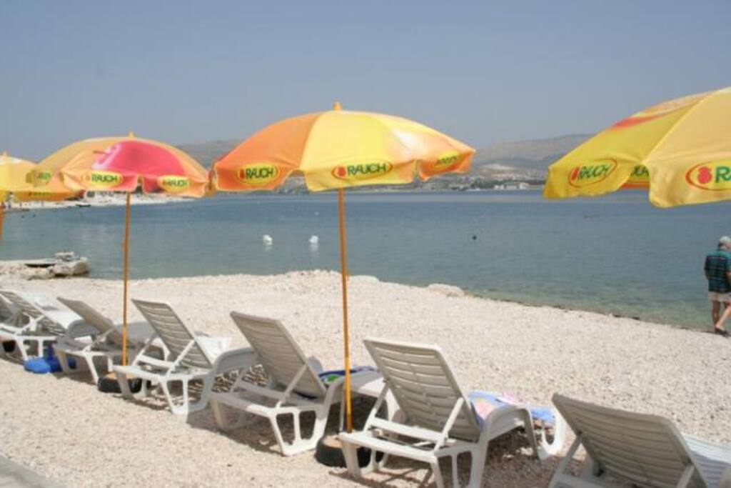 Beach near the house
