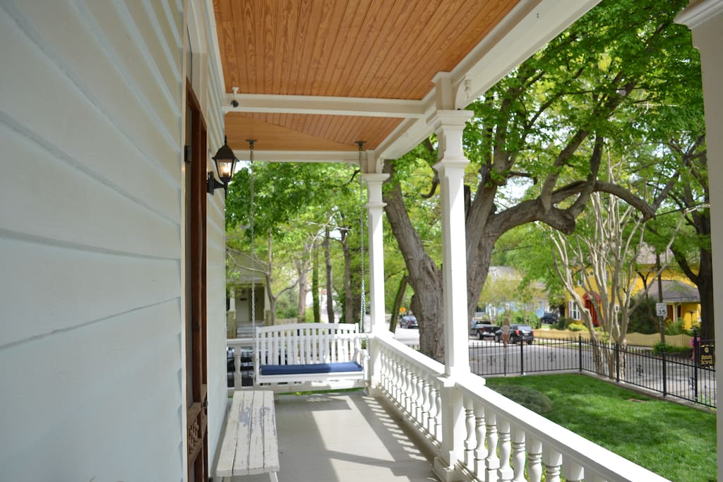 Front Porch with Swing