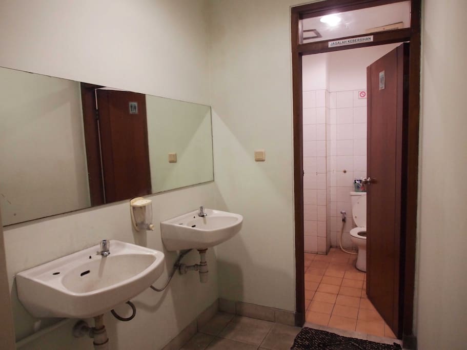 One of the shared bathroom