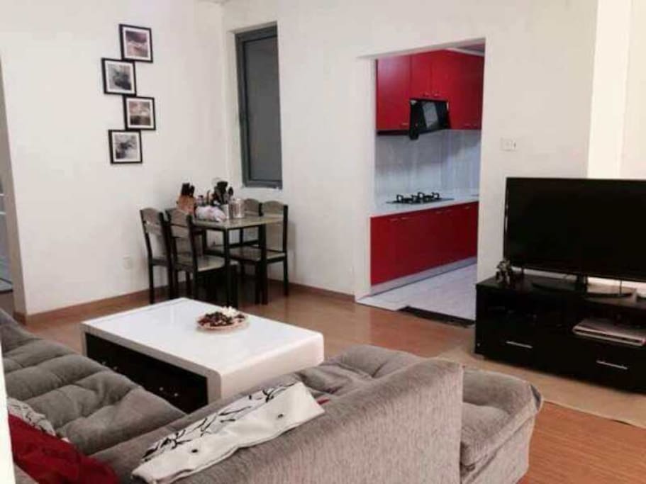 Kitchen + Living room