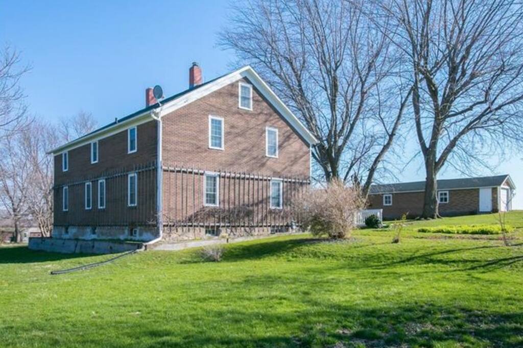 Our B&B is on a half acre of land with multiple gardens and outdoor spaces to spend time.