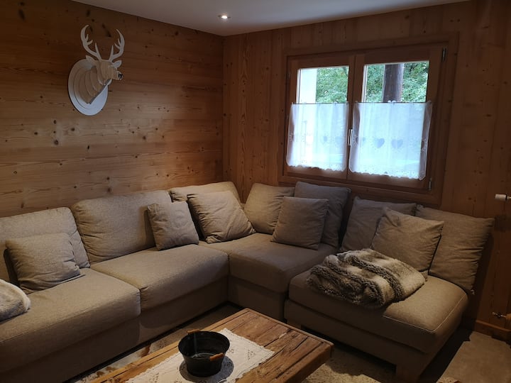 Chaleureux Et Grand Appartement Au Chalet Manaslu - Servoz