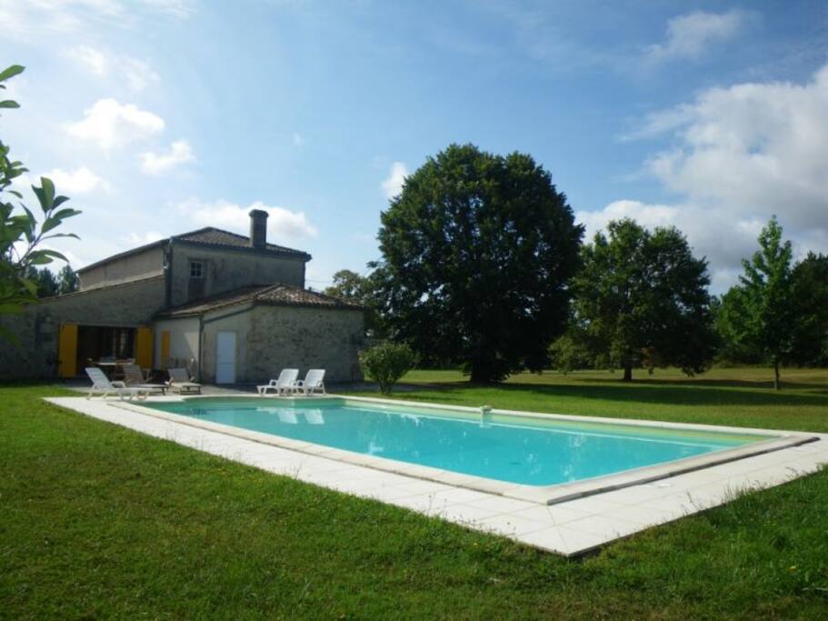 The back of the house