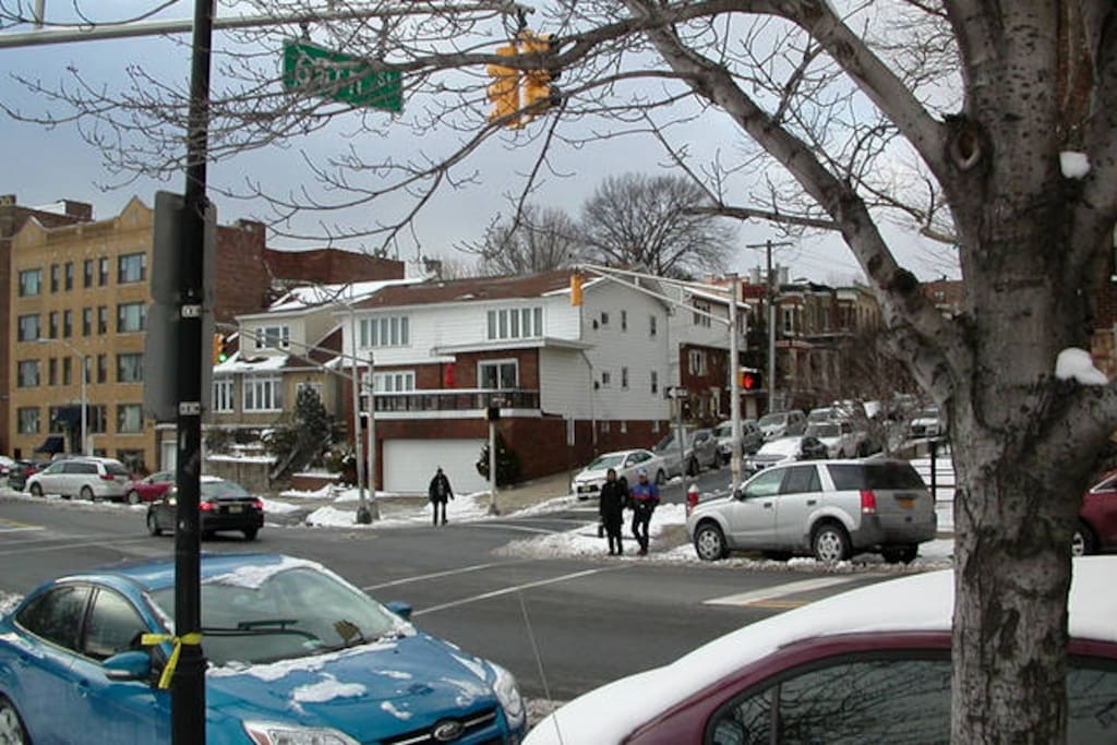Close to the bu stop. House is located 2nd from the Boulevard East.