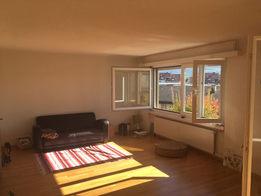 living room en verano