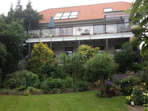 Lovely apartment with lovely balcony.