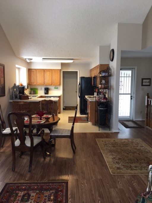 Enjoy open floor plan