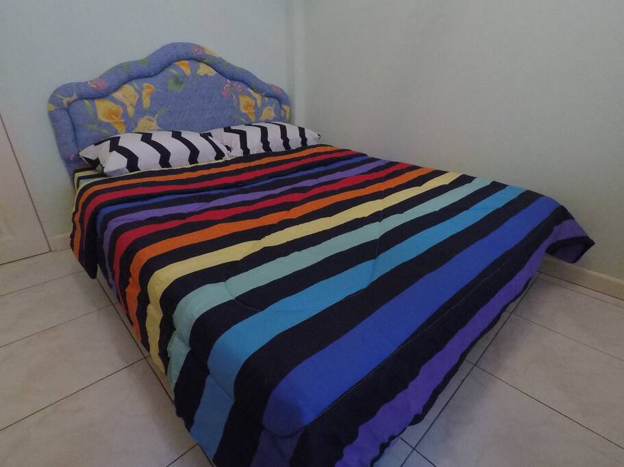 Queen-sized bed