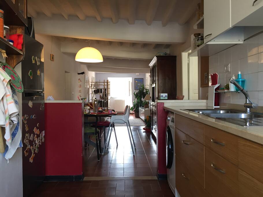 Very well equipped kitchen