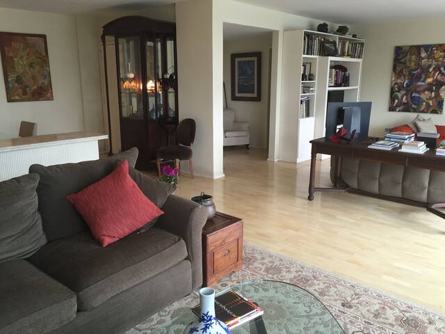 Arty Apartment in Luxury Building facing a Lake gallery image 2