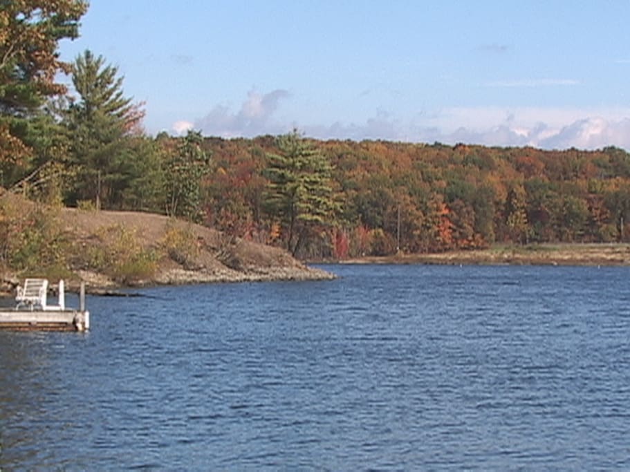Lake view from dock