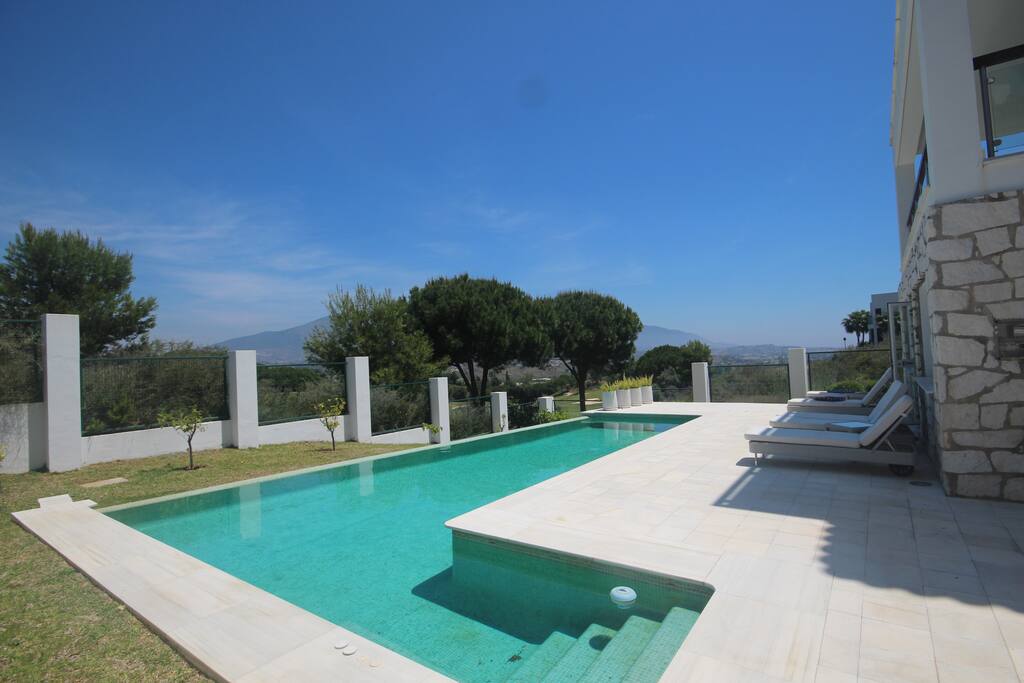 Swimming pool and view