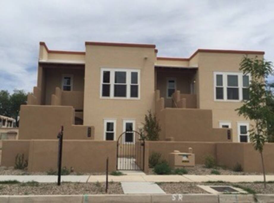 Only two condos, not a huge complex.