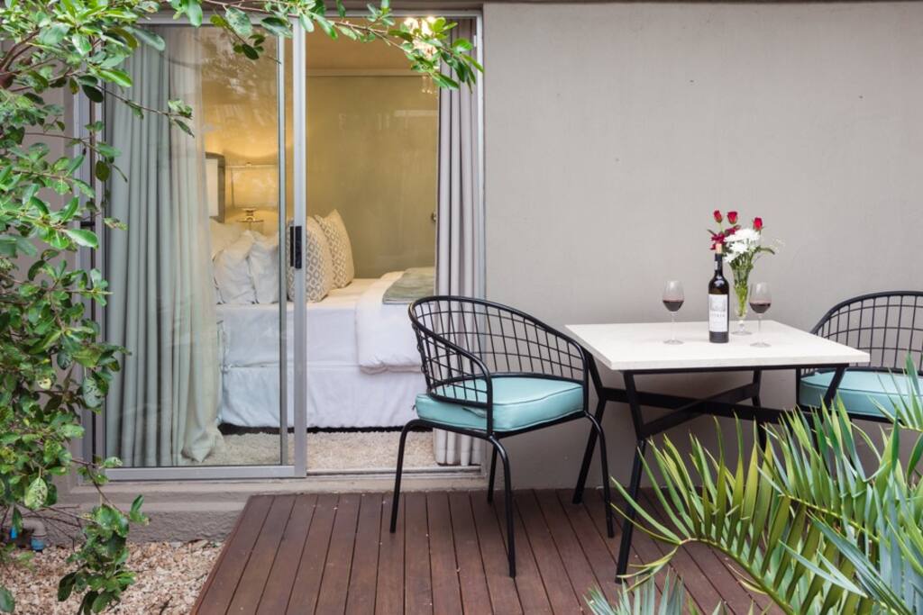 Private patio