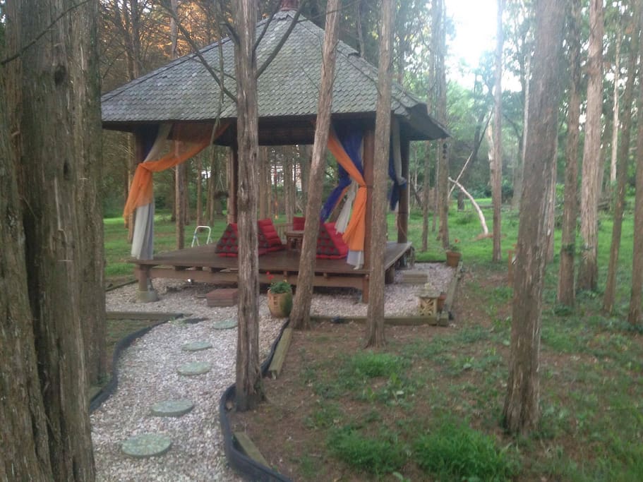 We have hosted graduation parties, mini musical concerts, and film shootings in this area.