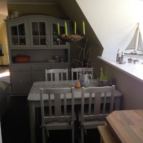 Top performing Airbnb: Apartment under the thatched roof house in Fuhlendorf