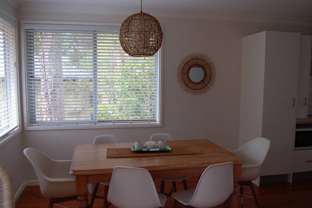 Dining and kitchen
