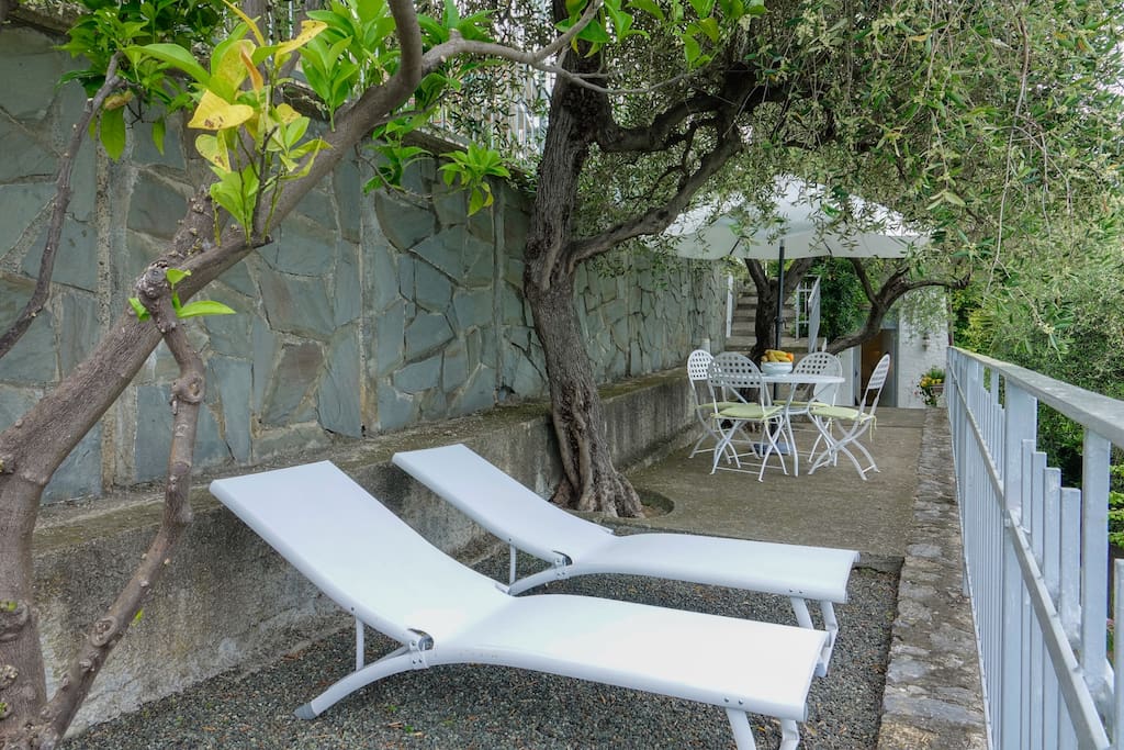 equipped terrace