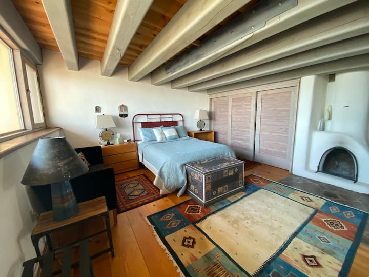 Artsy Earthship Taos Mountain View Earth houses for Rent in Taos, New Mexico, United States