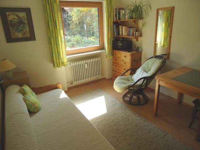 Cozy bedroom near Heidelberg and other nice places