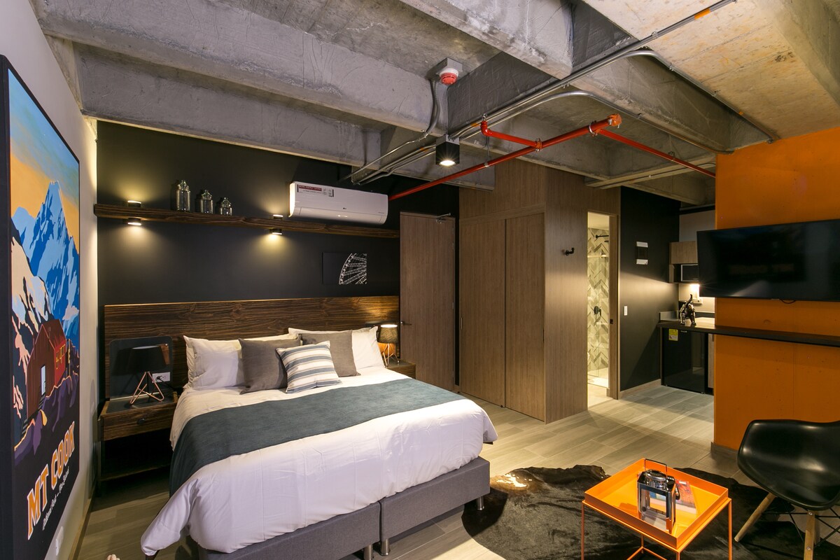 Cómoda cama tamaño queen