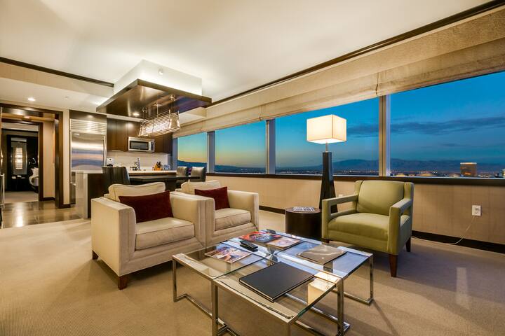 Vdara Best Cnr Penthouse Iconic Bellagio Ftn View! gallery image 3