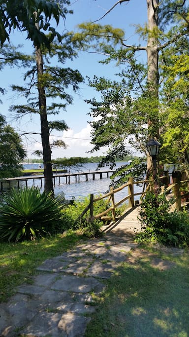 Walkway to house