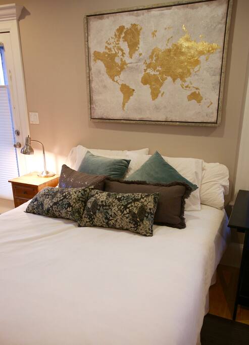 Master Bedroom with new mattress.