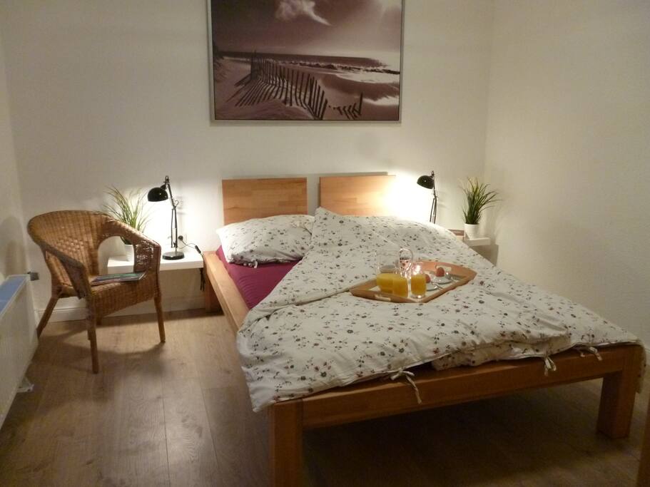 Schlafzimmer mit Leseecke