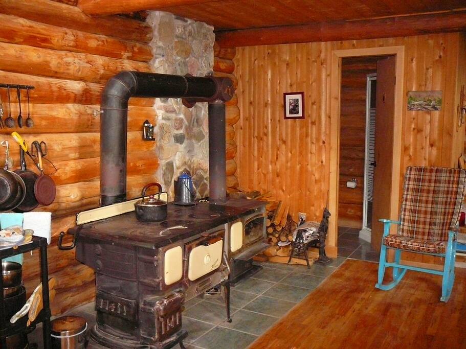 Notre cuisinière à bois