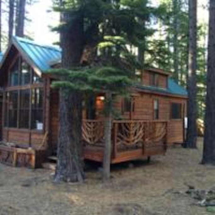 The cabin on the end gives a lot of privacy