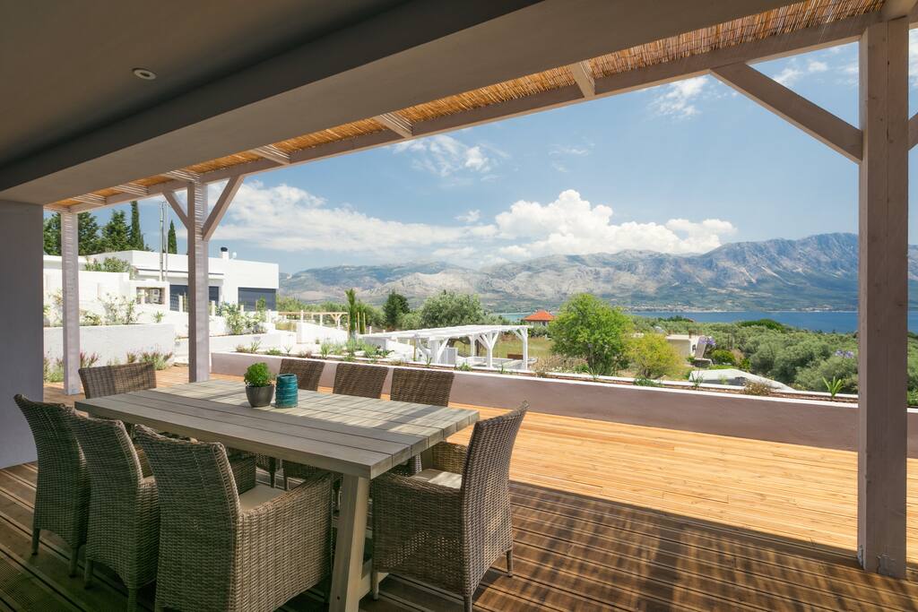 Outdoor dining table