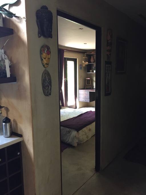 you have your own entrance and compact space .