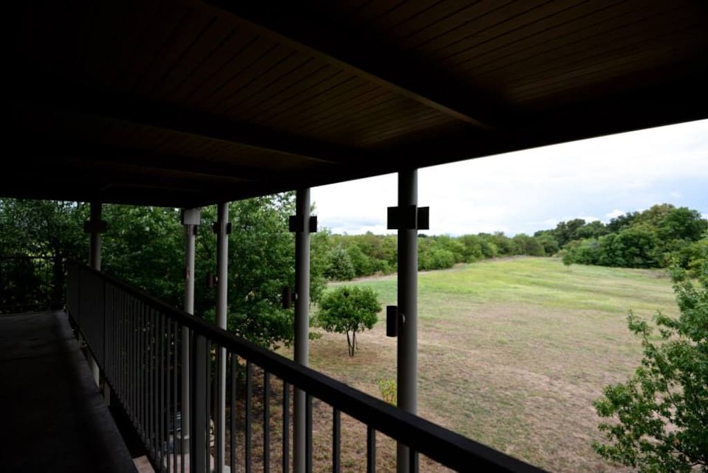 View from the main house, master bedroom.