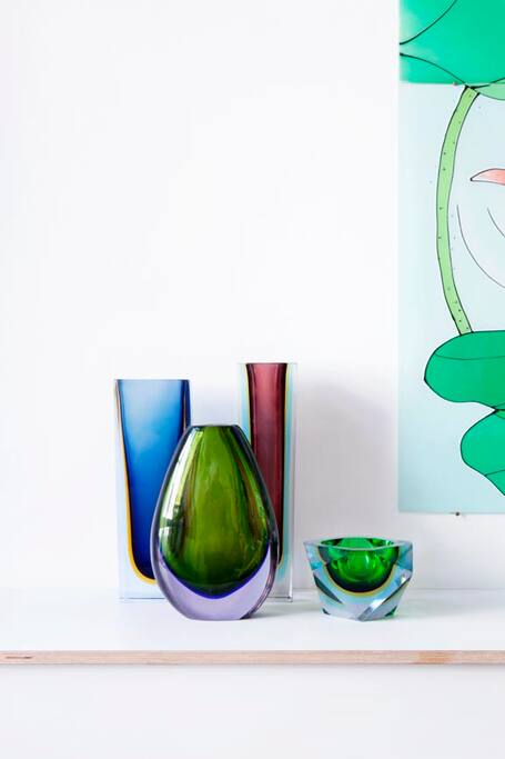 There is a lot of Glas Objects in my flat